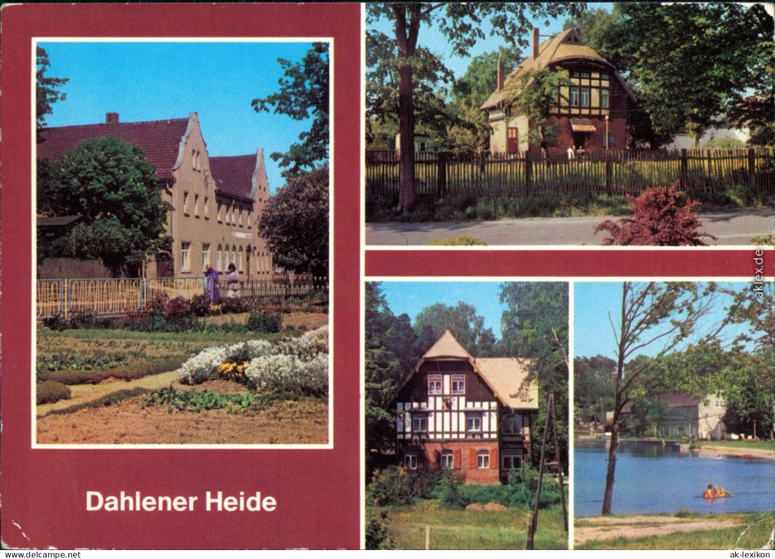 Ochsensaal Dahlen Dahlener Heide: Gaststätte, Konsum-Tagescafé "Jagdhaus   1984 - Dahlen