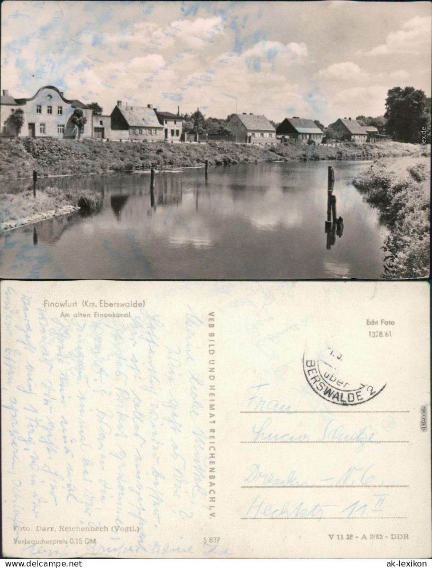 Finowfurt-Schorfheide Bis 1929 Schöpfurth Am Alten Finowkanal 1962  - Finowfurt