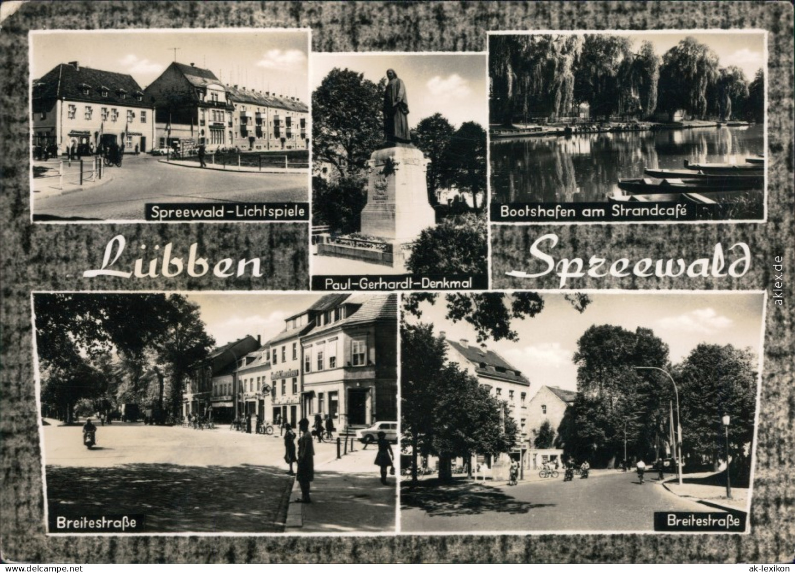 Lübben (Spreewald) Spreewald Lichtspiele, Bootshafen, Breitestraße 1968 - Luebben (Spreewald)