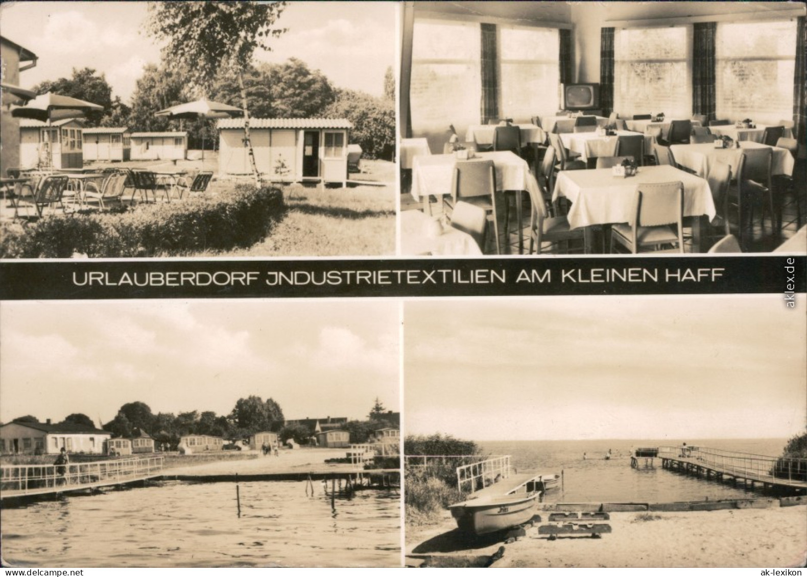Bellin Ueckermünde Urlauberdorf Industrietextilien - Bungalow's   1973 - Ueckermuende