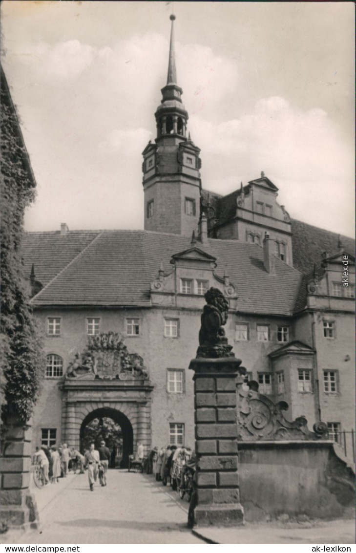 Ansichtskarte Torgau Schloss Hartenfels, Eingang 1960 - Torgau