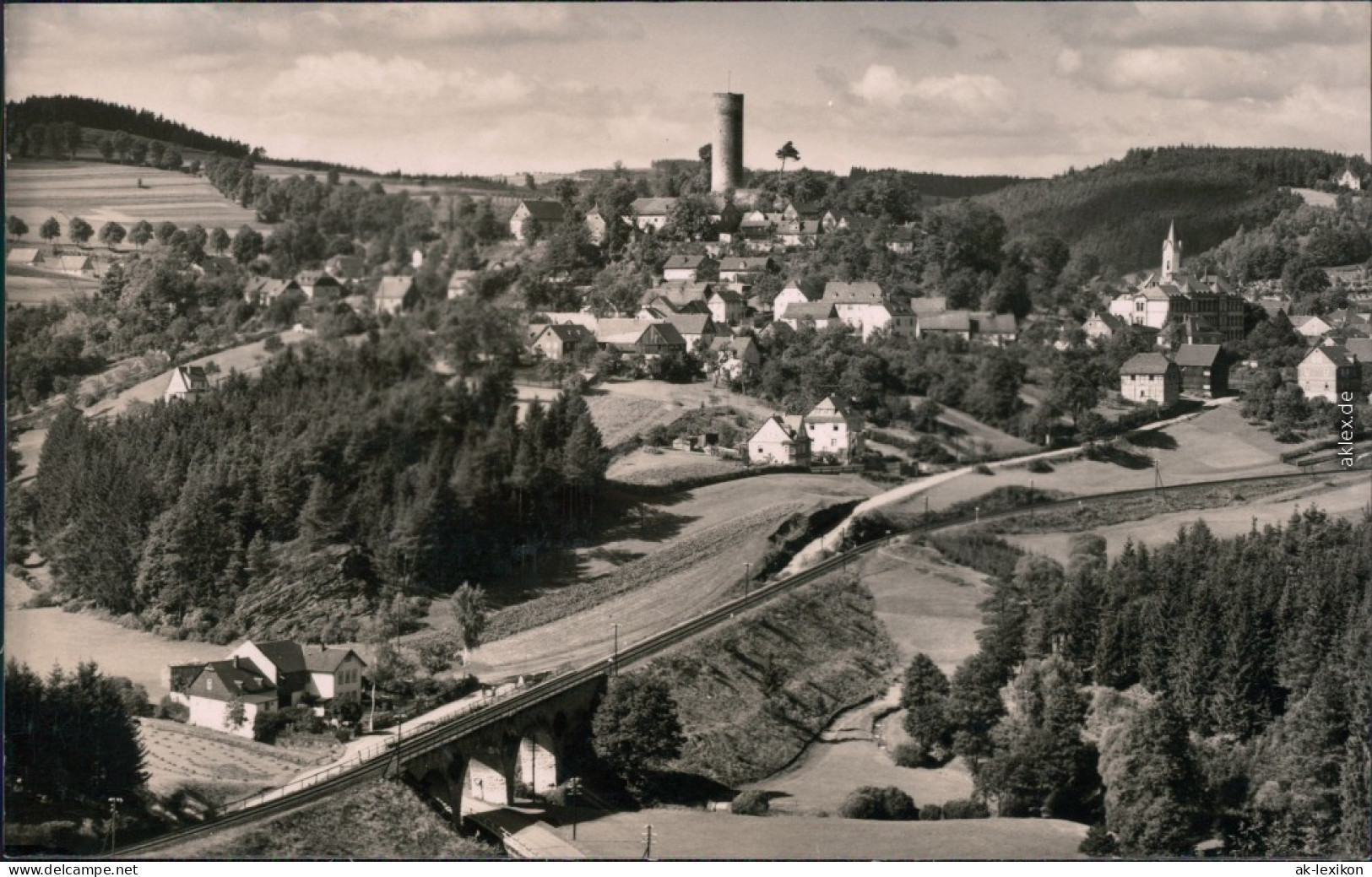 Ansichtskarte Bad Lobenstein Panorama-Ansicht 1963 - Lobenstein