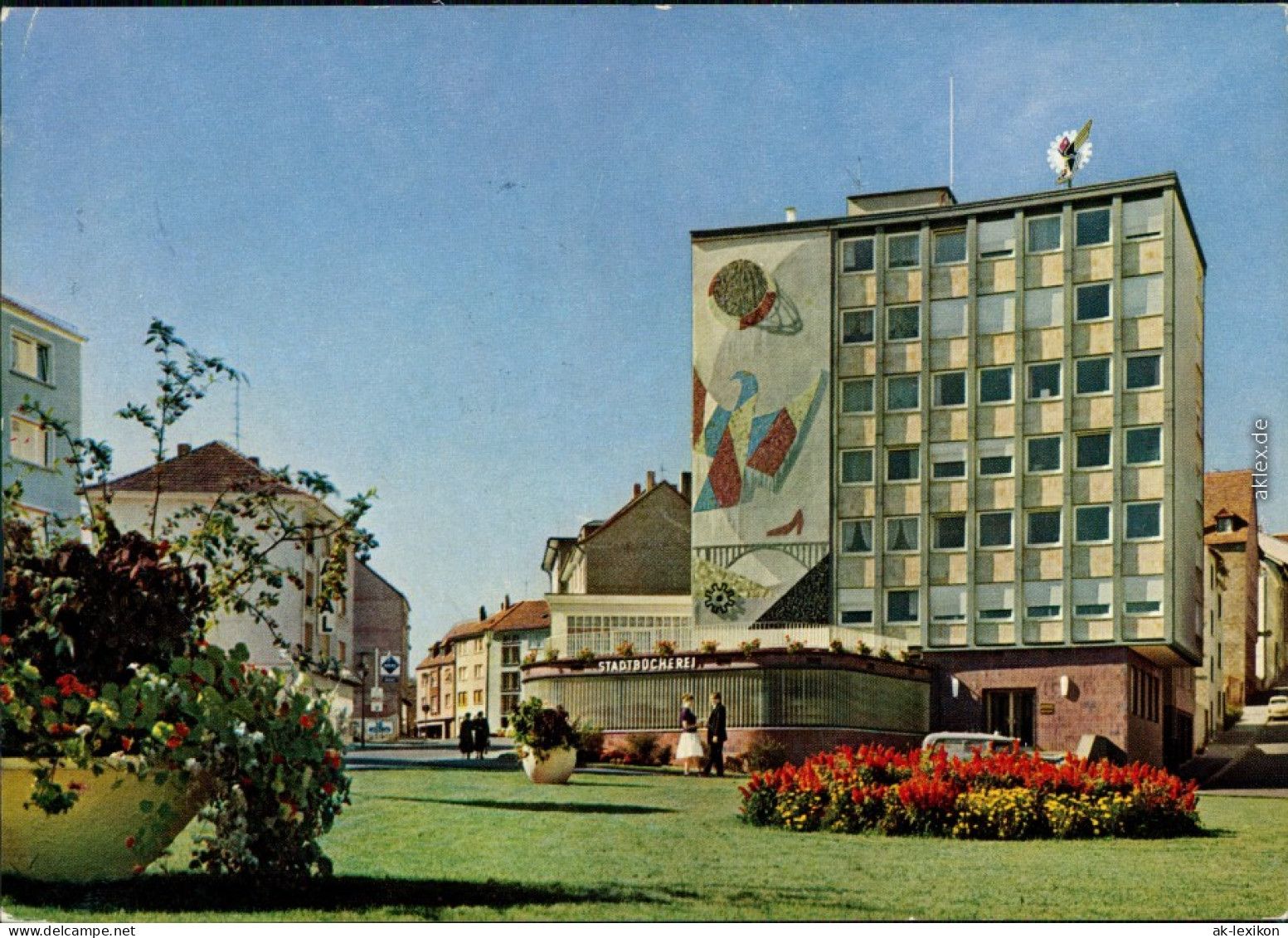 Ansichtskarte Pirmasens Straßenpartie - Messehaus 1968 - Pirmasens