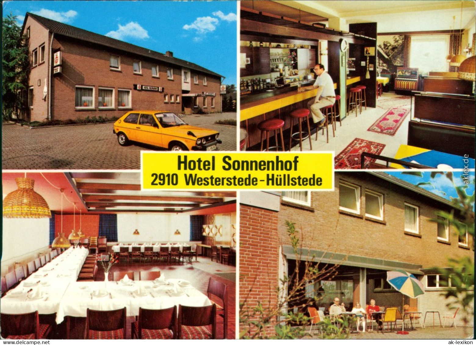 Ansichtskarte Hollwege-Westerstede Hotel Sonnenhof - Innen Und Außen 1969 - Westerstede