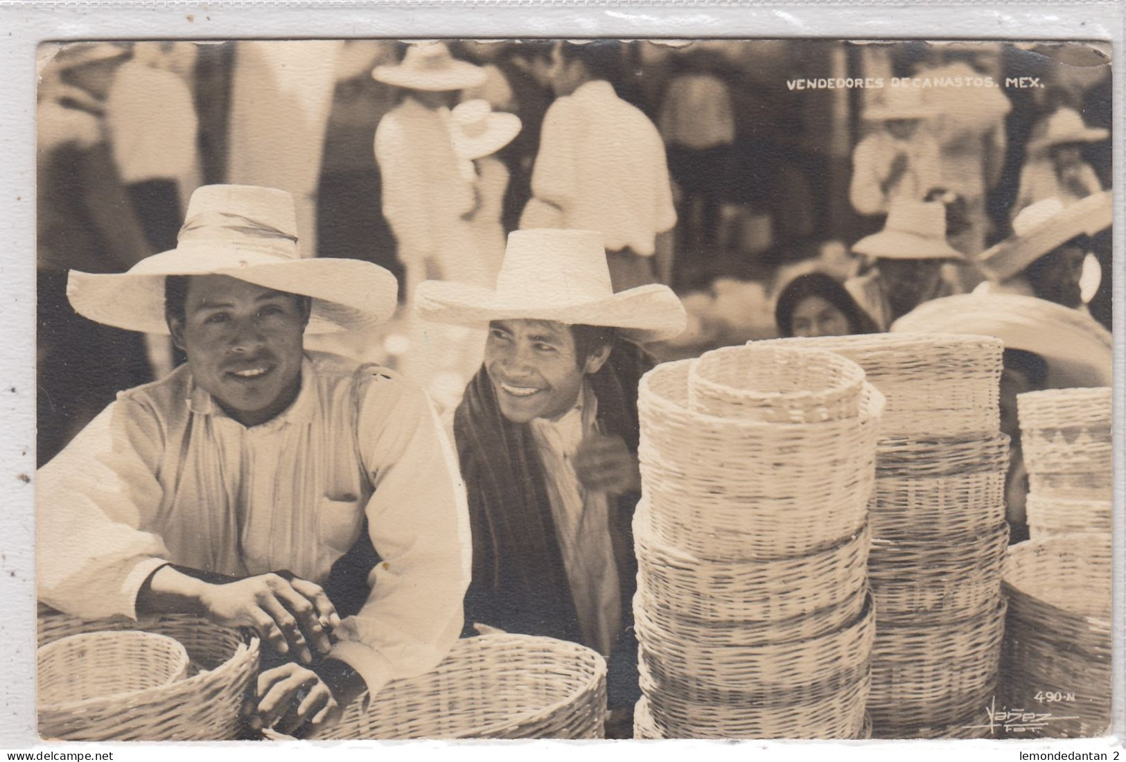 Vendedores De Canastos. * - Mexique