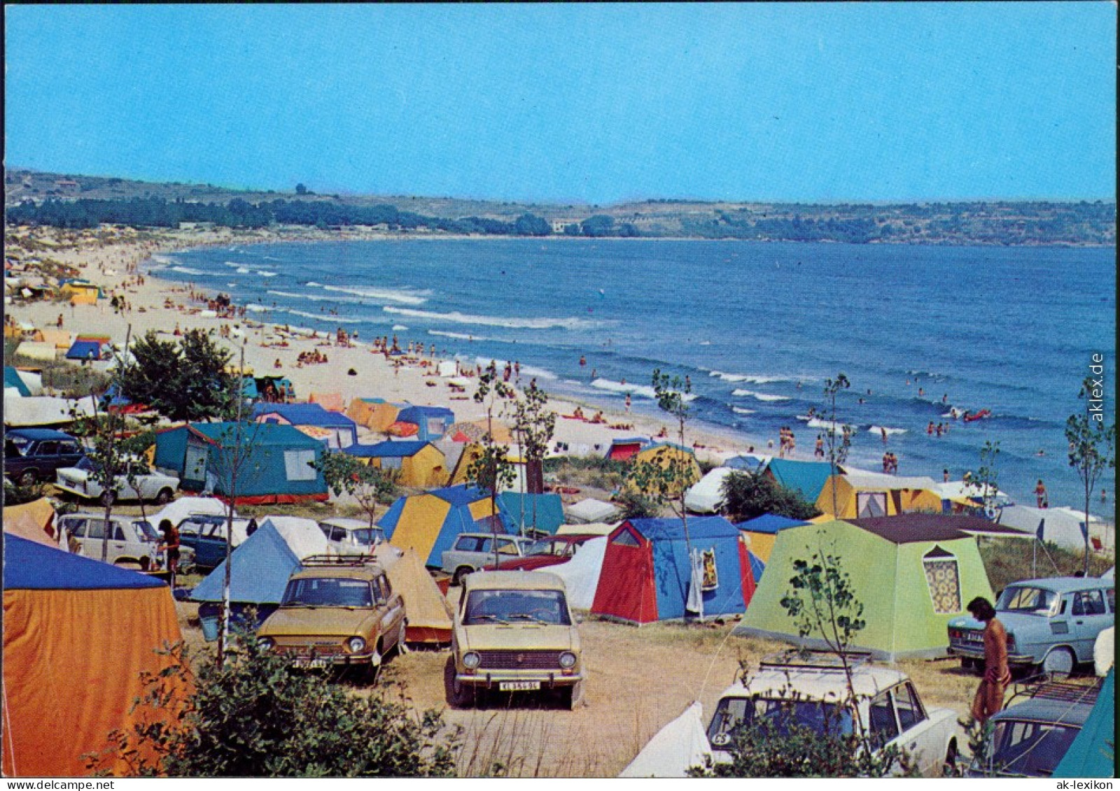 Ansichtskarte Burgas (Бургас) Campingplatz Losenez 1979 - Bulgarie