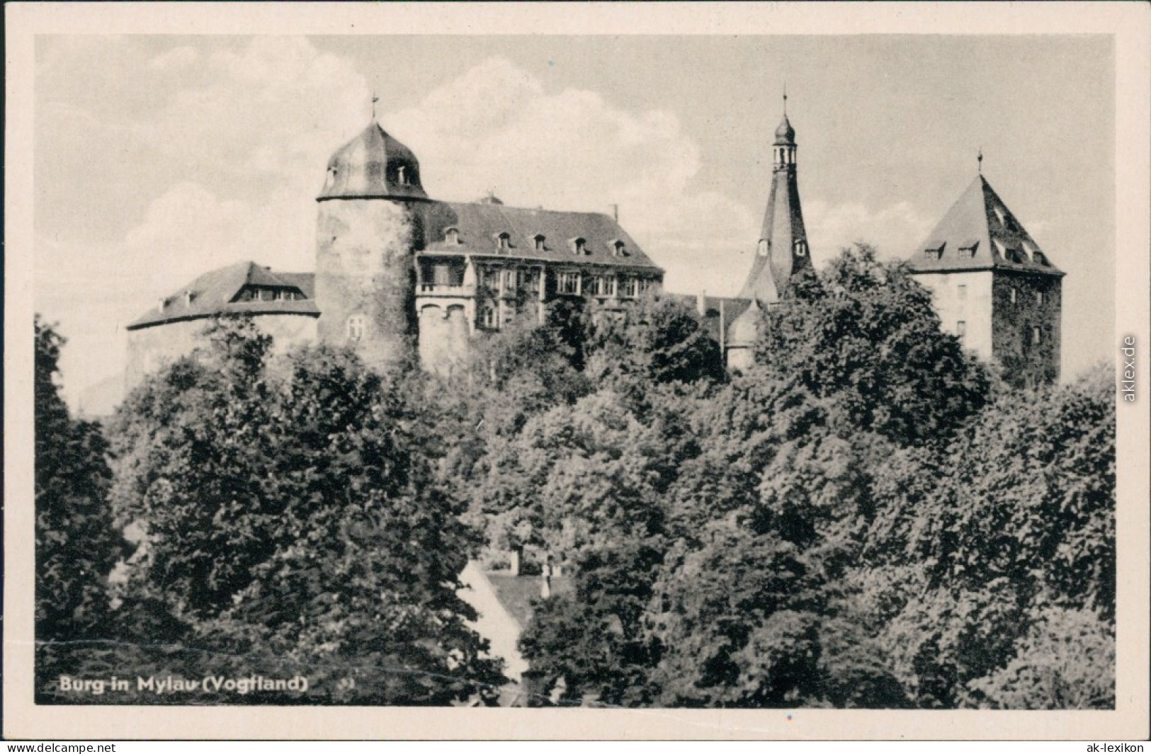 Ansichtskarte Mylau Burg Mylau - Museum 1955 - Mylau