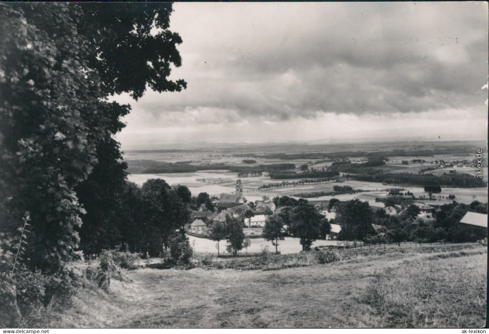 Ansichtskarte Schönberg Am Kapellenberg-Bad Brambach Blick Auf Den Ort 1964 - Bad Brambach