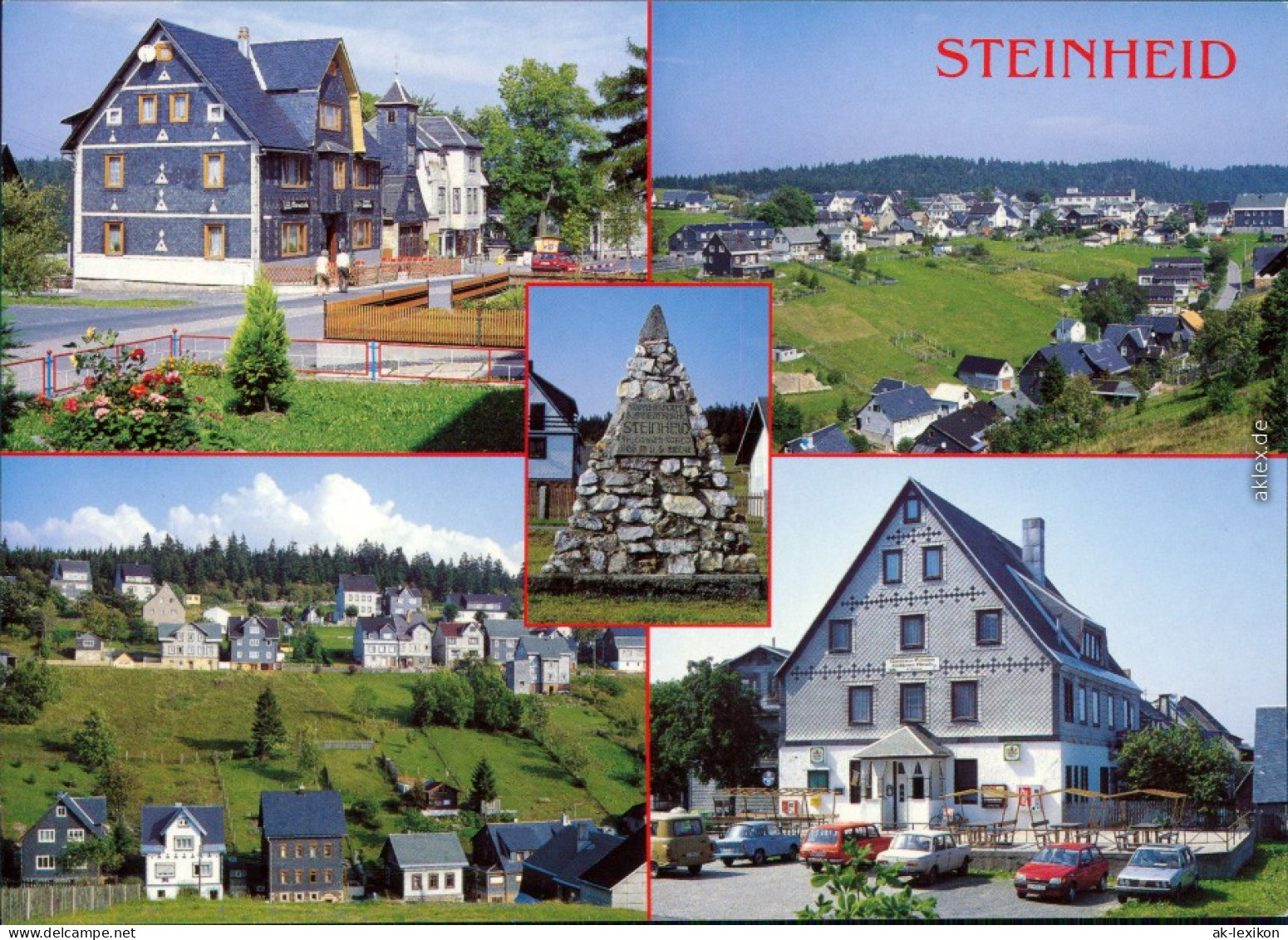 Steinheid-Neuhaus Am Rennweg Panorama, Gasthof, Hotel, Denkmal 1999 - Neuhaus