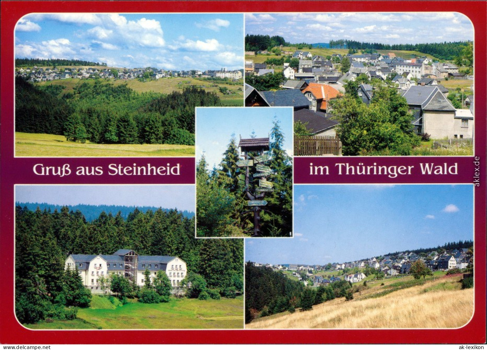 Ansichtskarte Steinheid-Neuhaus Am Rennweg Kurheim "Haus Am Rennsteig" 1999 - Neuhaus