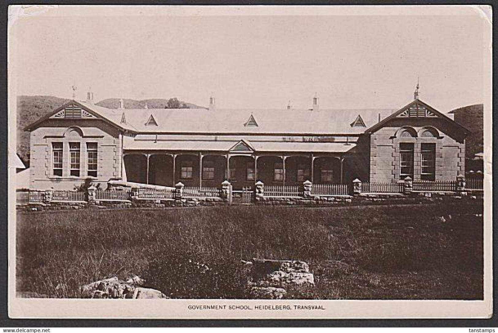 TRANSVAAL - CANADA 1913 RP POSTCARD FRENCH HOEK CDS AFRICA'S WINE REGION - Transvaal (1870-1909)