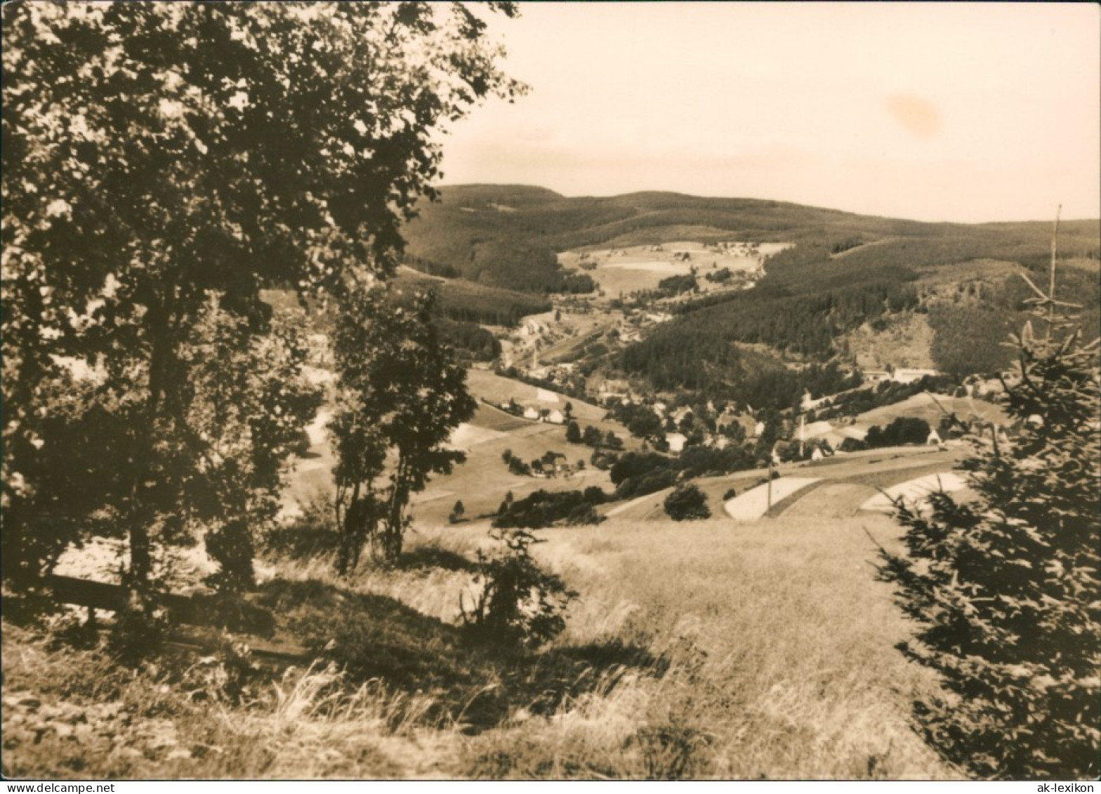 Ansichtskarte Breitenbrunn (Erzgebirge) Blick Auf Den Ort 1967 - Breitenbrunn