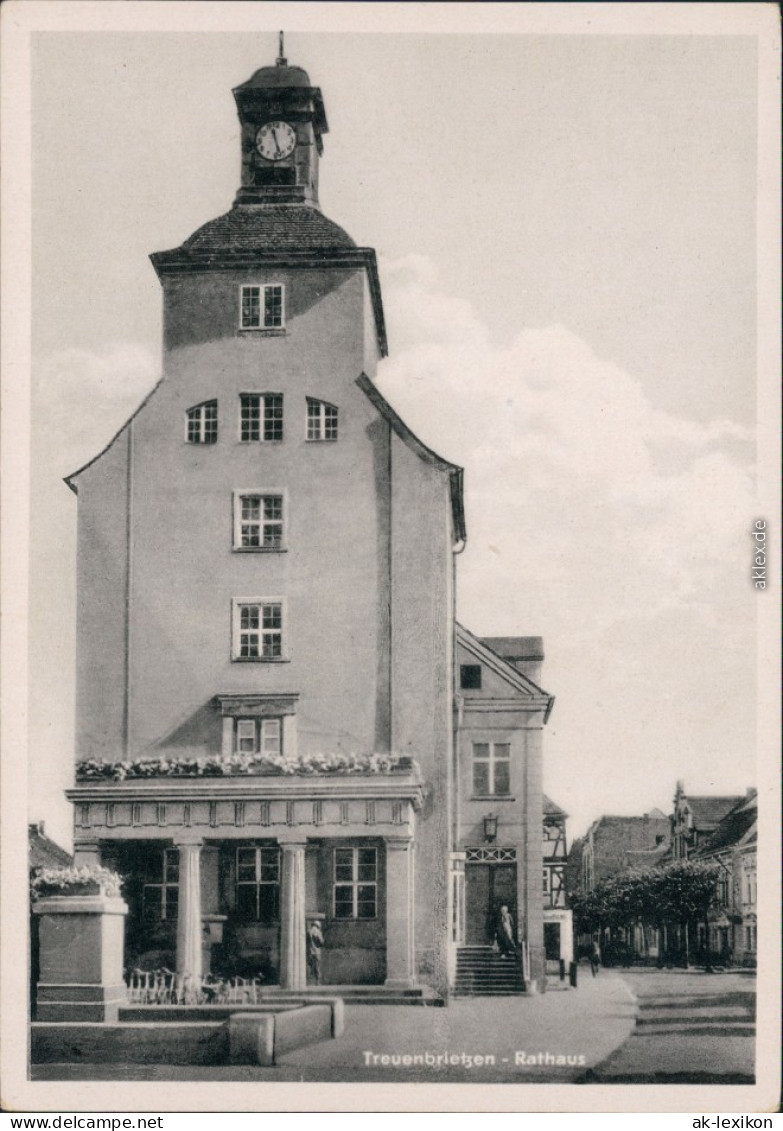 Ansichtskarte Treuenbrietzen Rathaus 1963 - Treuenbrietzen