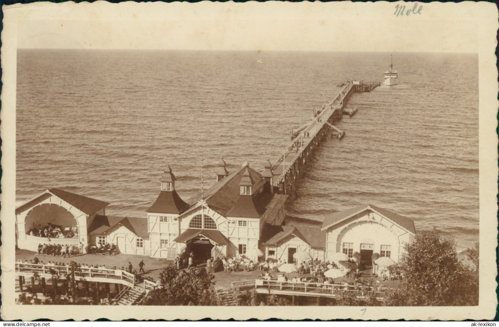 Ansichtskarte Sellin Blick Auf Die Seebrücke 1928  - Sellin