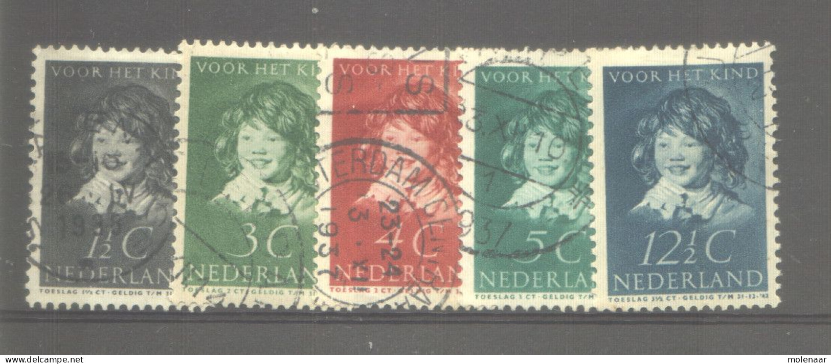 Postzegels > Europa > Nederland > Periode 1891-1948 (Wilhelmina) > 1891-1909 > 300 -304 Gebruikt (11769) - Usados