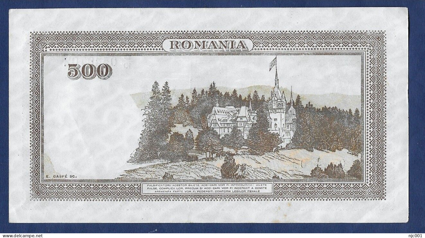 Romania 500 Lei 1941 - Roemenië