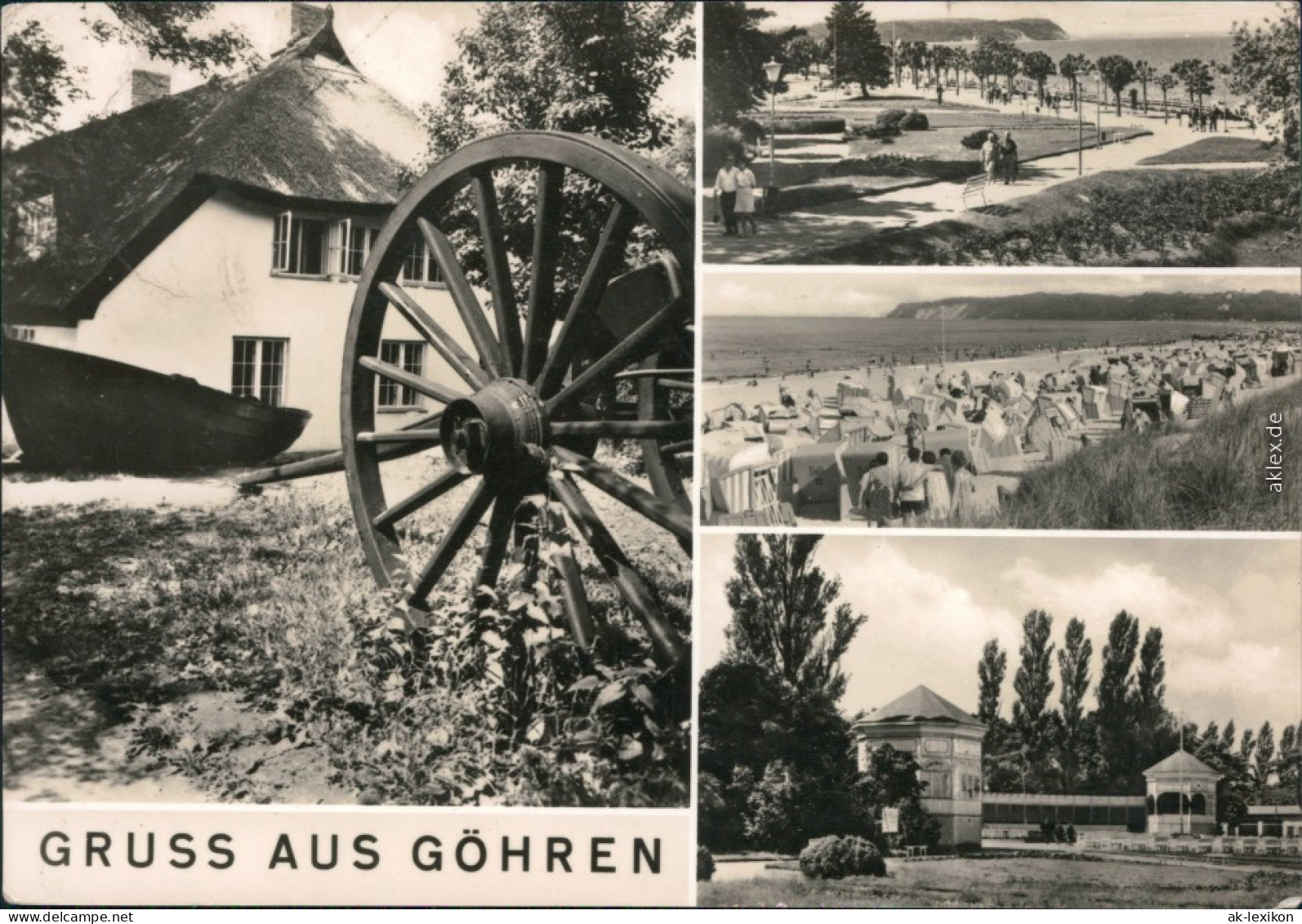 Ansichtskarte Göhren (Rügen) Fischerhaus, Strand Und Anlagen 1973  - Goehren