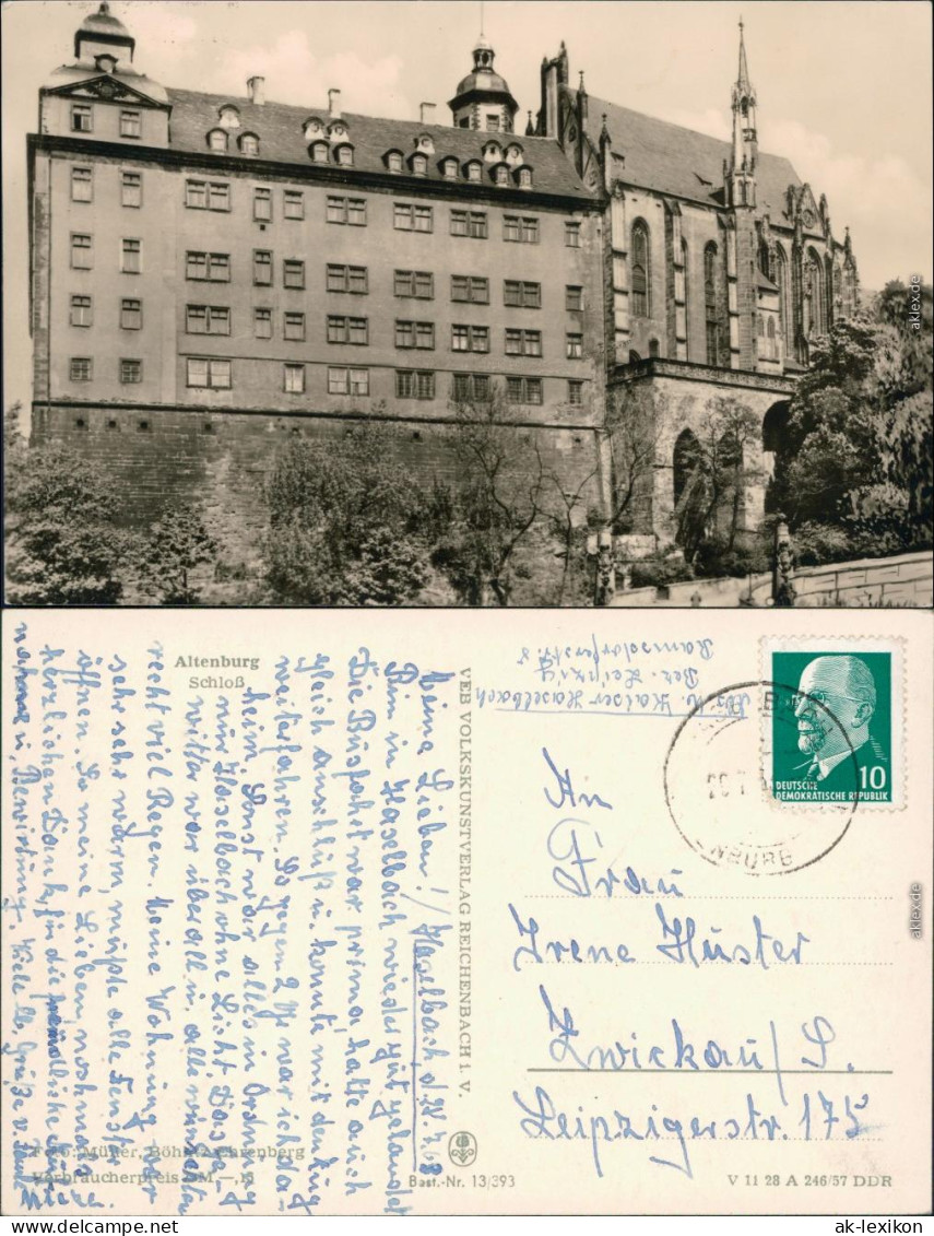 Ansichtskarte Altenburg Schloß 1957 - Altenburg