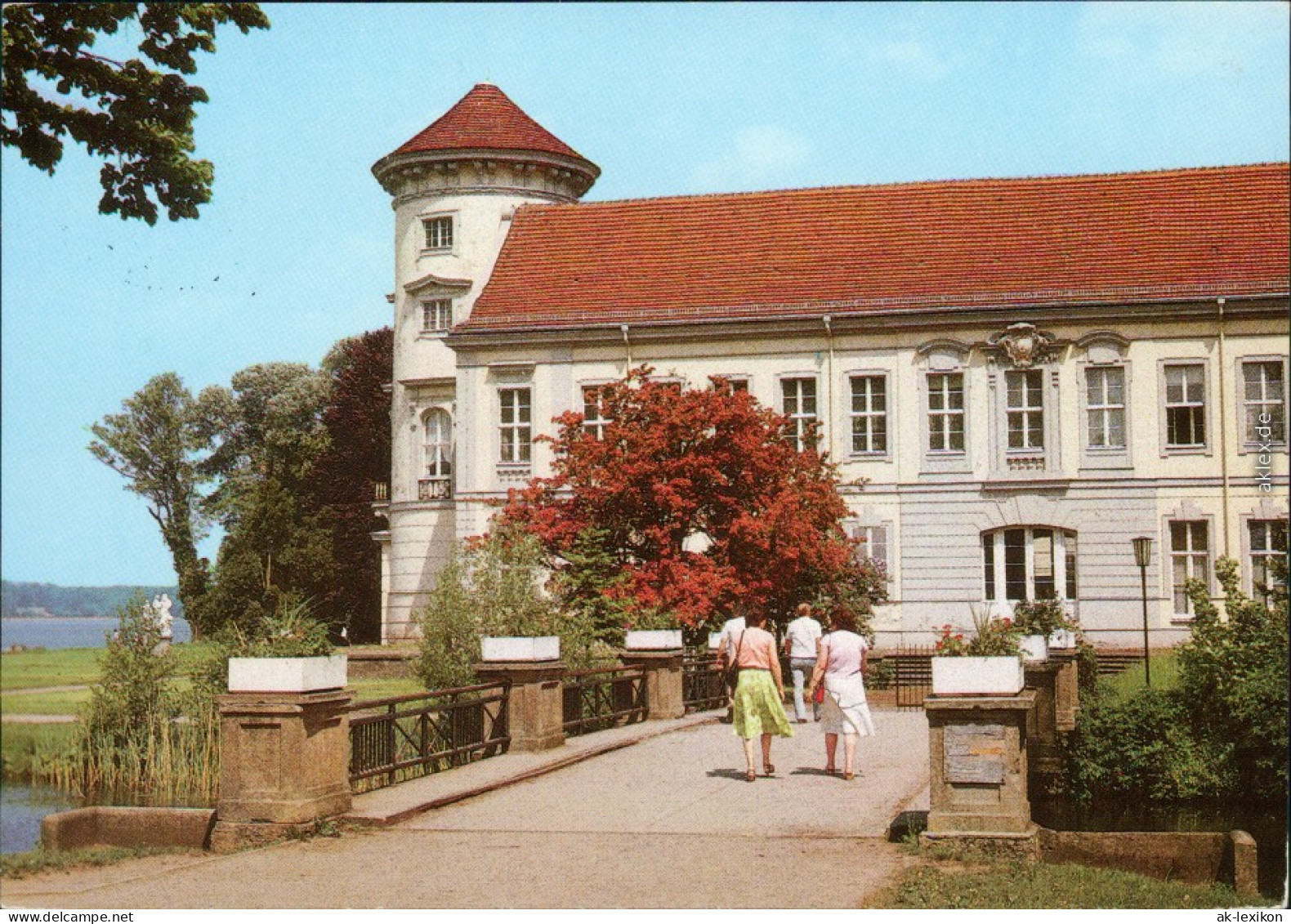 Ansichtskarte Rheinsberg Schloss Mit Rhinbrücke 1989 - Rheinsberg