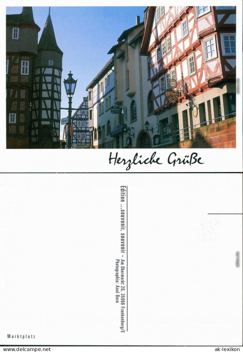 Ansichtskarte Frankenberg (Eder) Markt 1995 - Frankenberg (Eder)