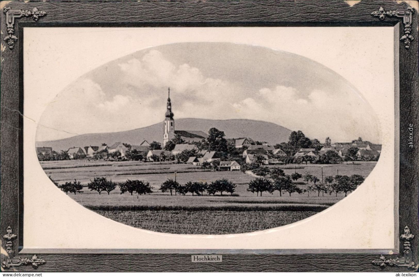Ansichtskarte Pommritz-Hochkirch Pomorcy Bukecy Panorama 1910 Passepartout - Hochkirch