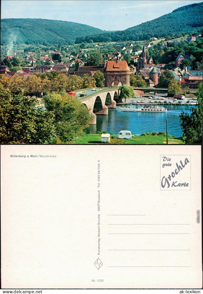 Miltenberg (Main) Blick über Die Stadt Mit Brücke, Stadttor, Kirche 1980 - Miltenberg A. Main
