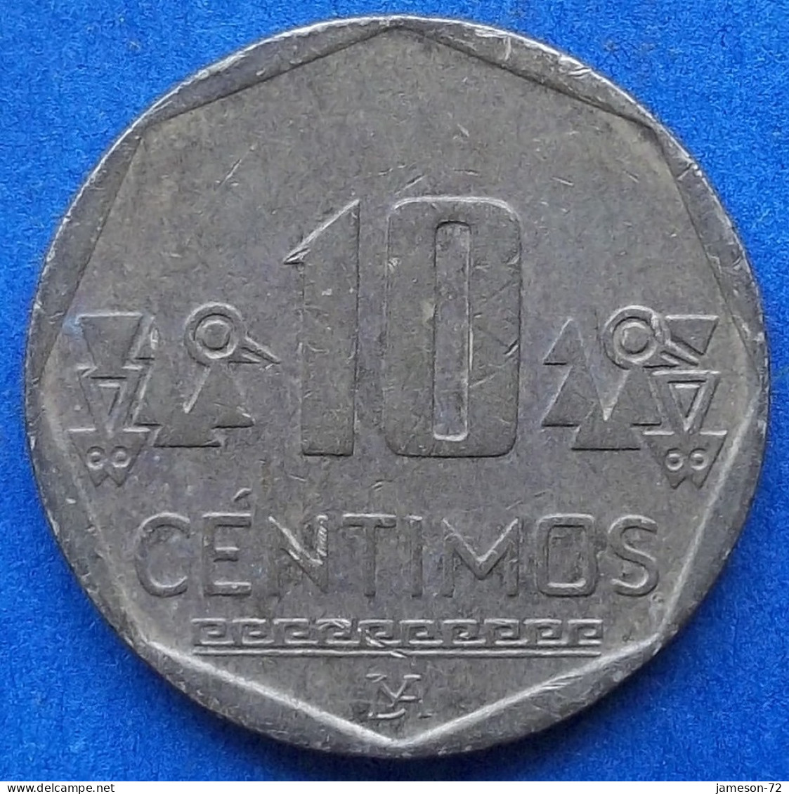 PERU - 10 Centimos 2018 KM# 305.4 Monetary Reform (1991) - Edelweiss Coins - Perú