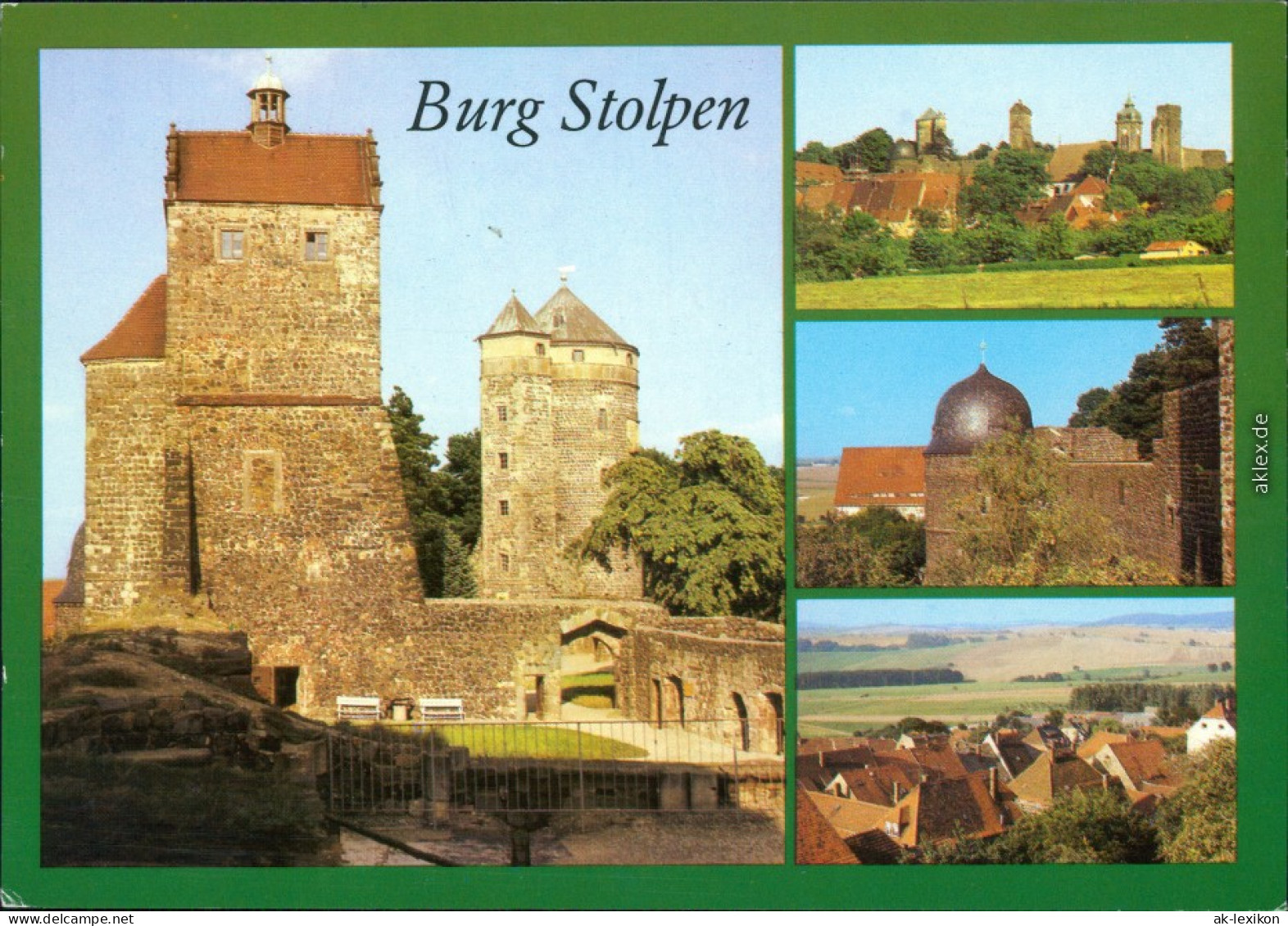 Ansichtskarte Stolpen Burg Stolpen 1991 - Stolpen
