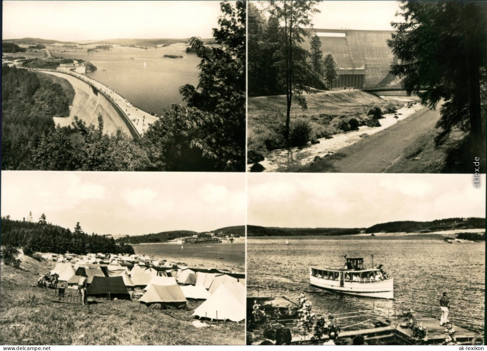Ansichtskarte Pöhl Talsperre - Schiff 4 Bild 1969 - Pöhl