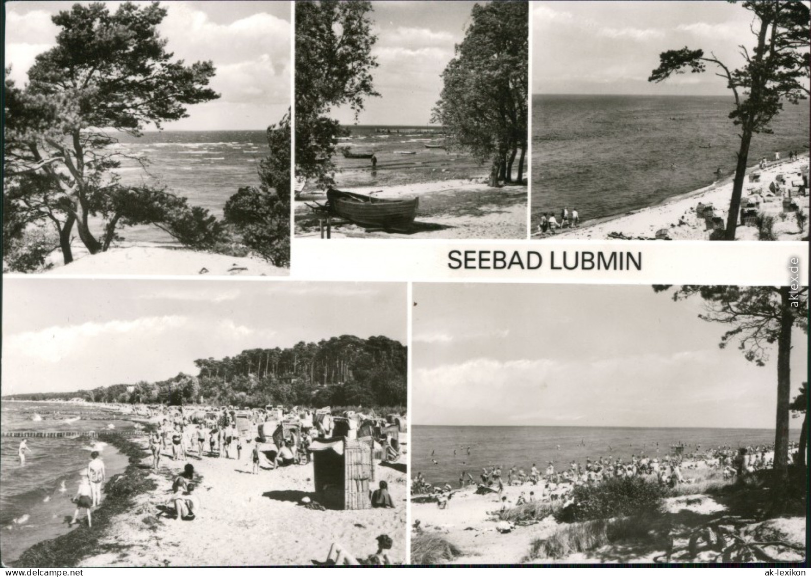 Ansichtskarte Lubmin Strand, Boot 1982 - Lubmin