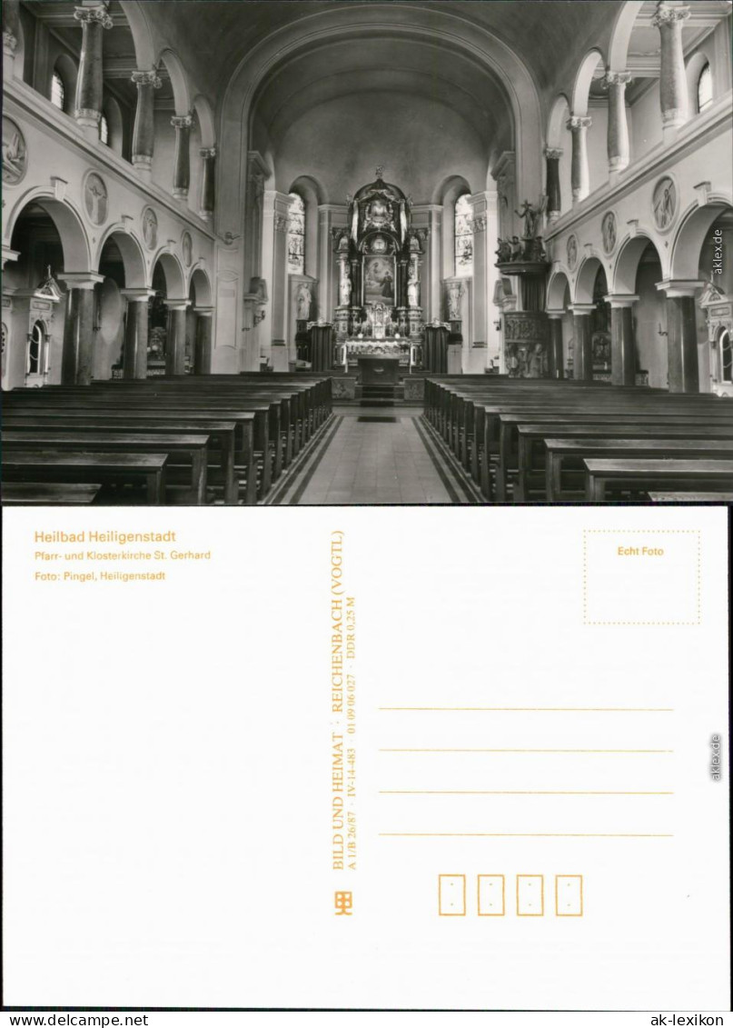 Ansichtskarte Heilbad Heiligenstadt Pfarr- Und Klosterkirche St. Gerhard 1987 - Heiligenstadt