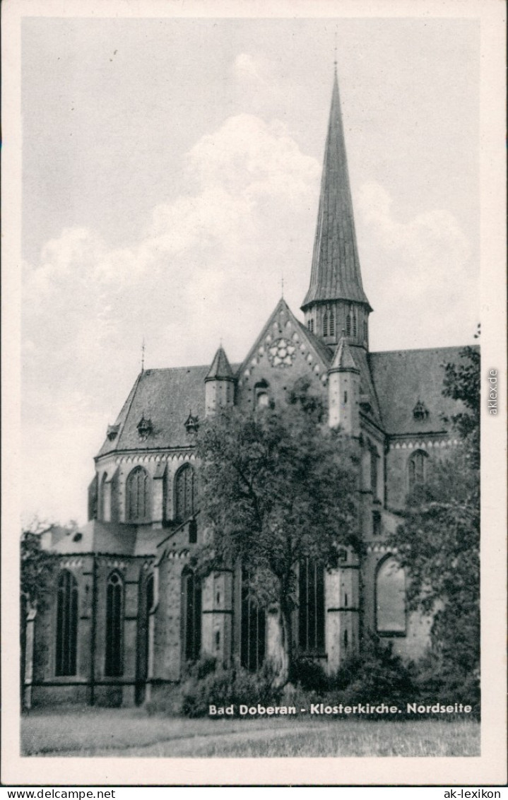 Ansichtskarte Bad Doberan Klosterkirche, Nordseite 1958 - Bad Doberan