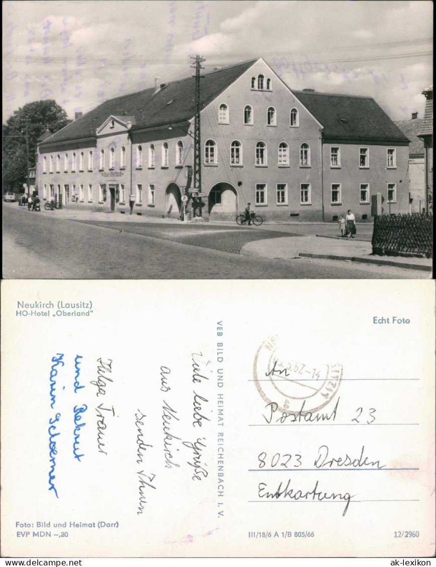 Neukirch (Lausitz) Oberneukirch | Wjazo&#324;ca HO-Hotel "Oberland" 1966 - Neukirch (Lausitz)