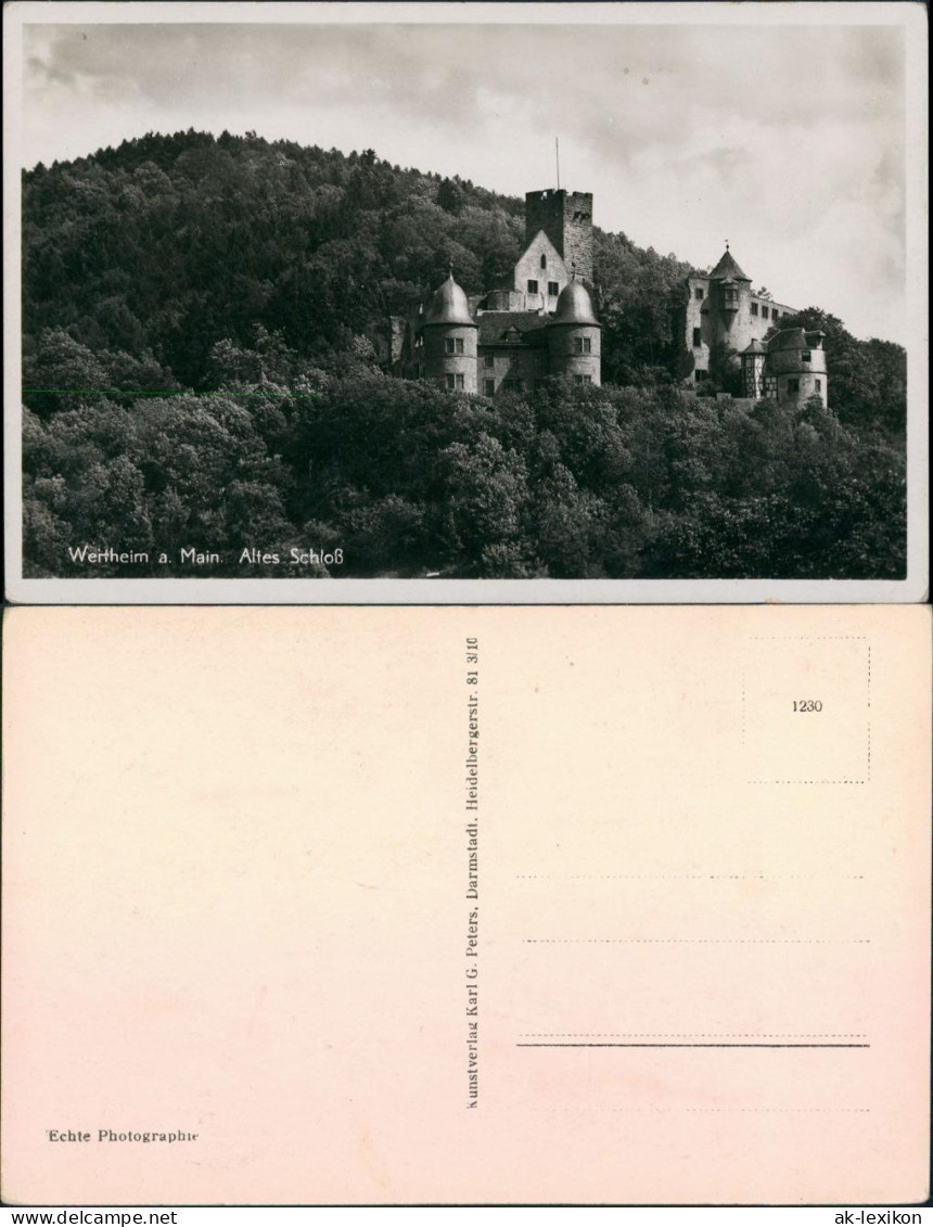 Ansichtskarte Wertheim Burg/Schloss Wertheim 1932 - Wertheim