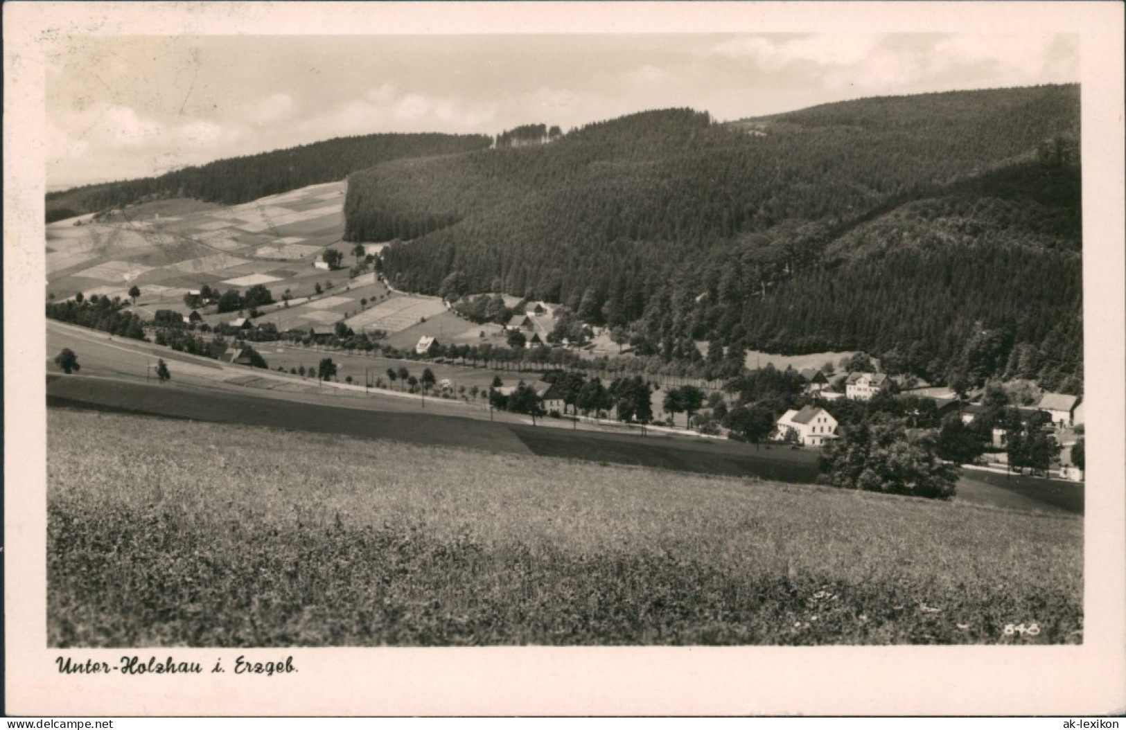 Ansichtskarte Holzhau-Rechenberg-Bienenmühle Blick Auf Den Ort 1956 - Holzhau