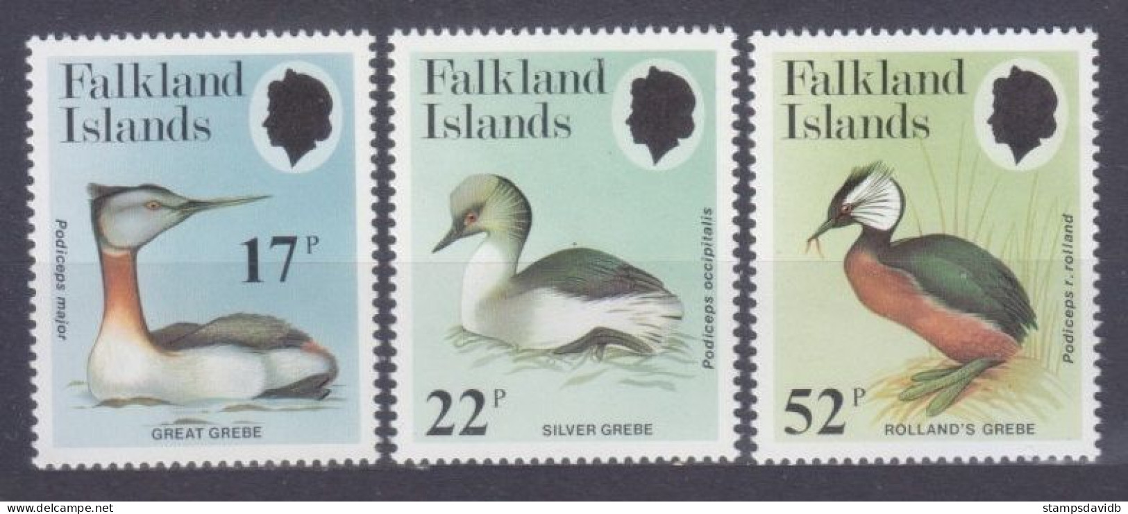 1984 Falkland Islands 412-414 Birds 10,00 € - Palmípedos Marinos
