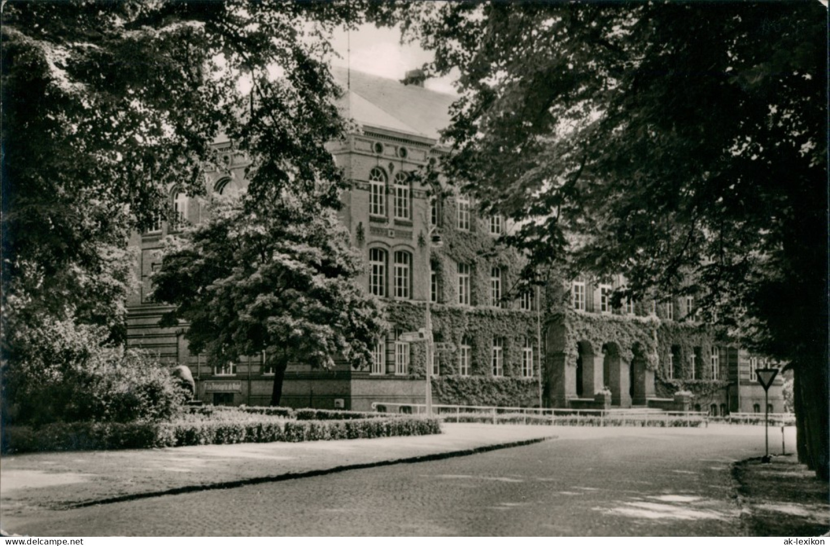 Ansichtskarte Parchim Goetheschule 1963 - Parchim