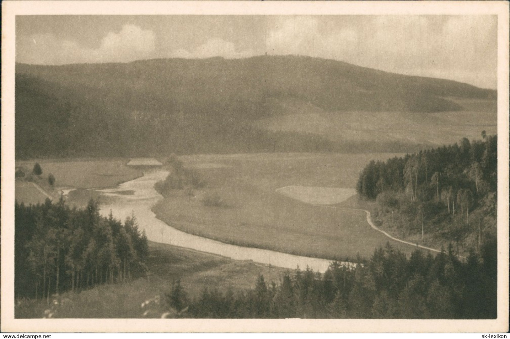 Ansichtskarte Rochlitz Rochlitzer Berg, Fluss 1930 - Rochlitz