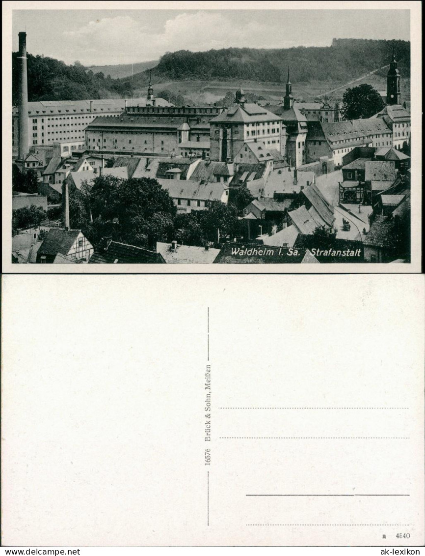 Ansichtskarte Waldheim (Sachsen) Strafanstalt 1930 - Waldheim