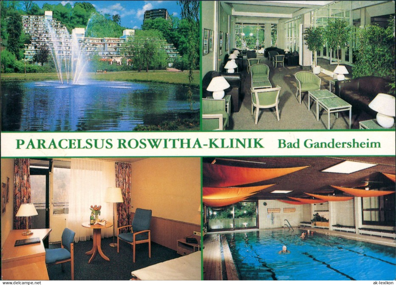 Ansichtskarte Bad Gandersheim Paracelsus Roswitha Klinik Am See 2007 - Bad Gandersheim