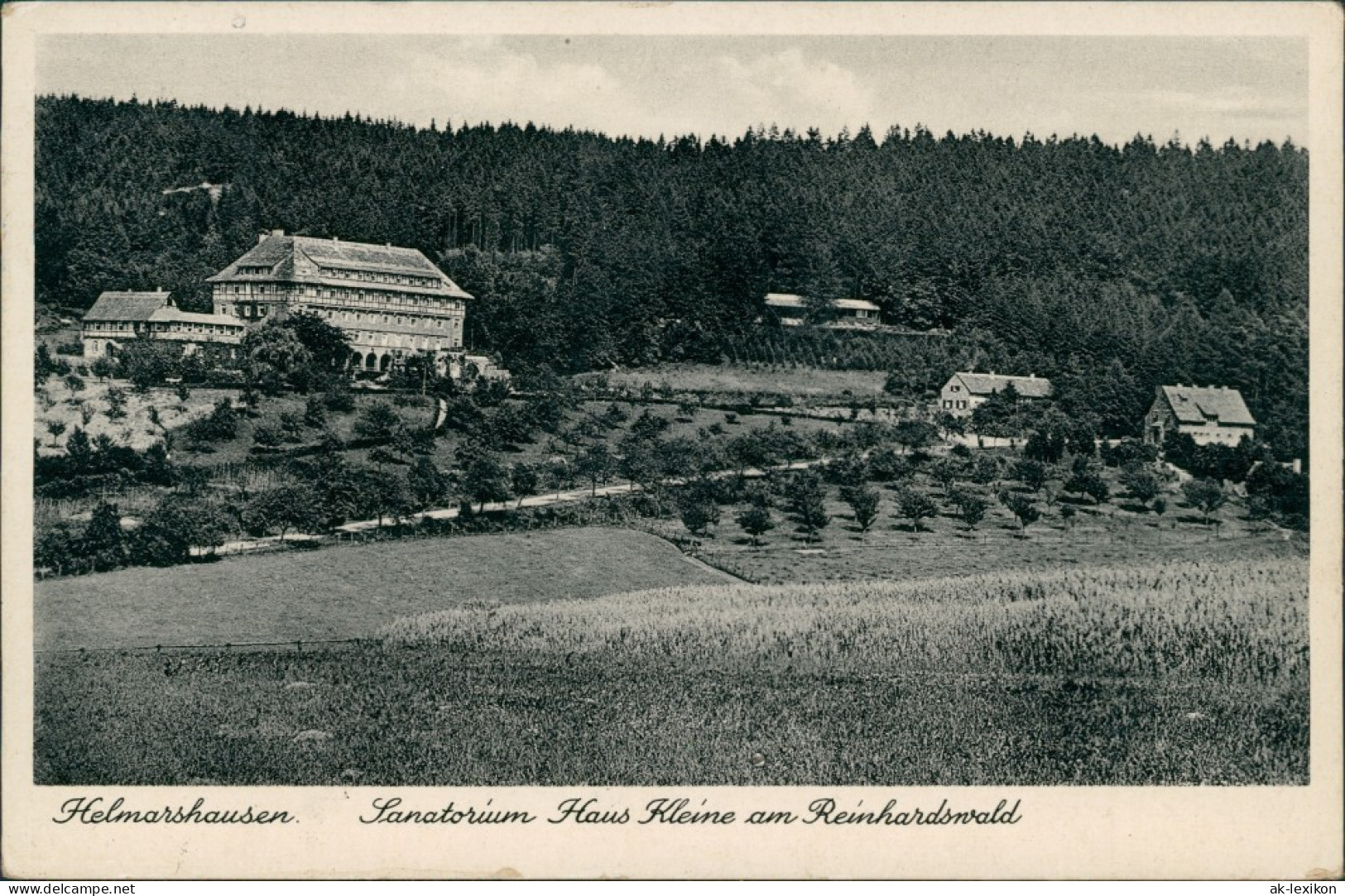 Helmarshausen-Bad Karlshafen Sanatorium "Haus Kleine" Am Reinhardswald 1930 - Bad Karlshafen