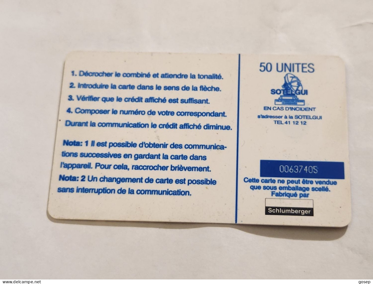 Guinea-(GN-SOT-0013A)-Pont En Liane-(16)(50units)(00637405)-used Card+1card Prepiad/gift Free - Guinee