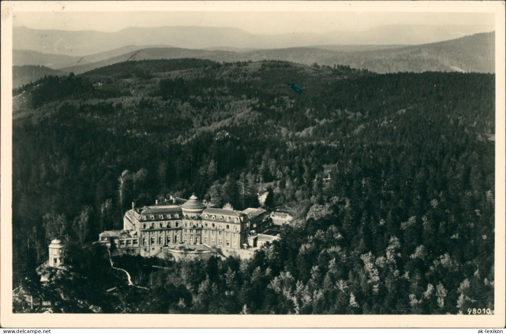 Bühlerhöhe-Bühl (Baden) Schlosshotel Bühlerhöhe - Luftbild 1938 - Buehl