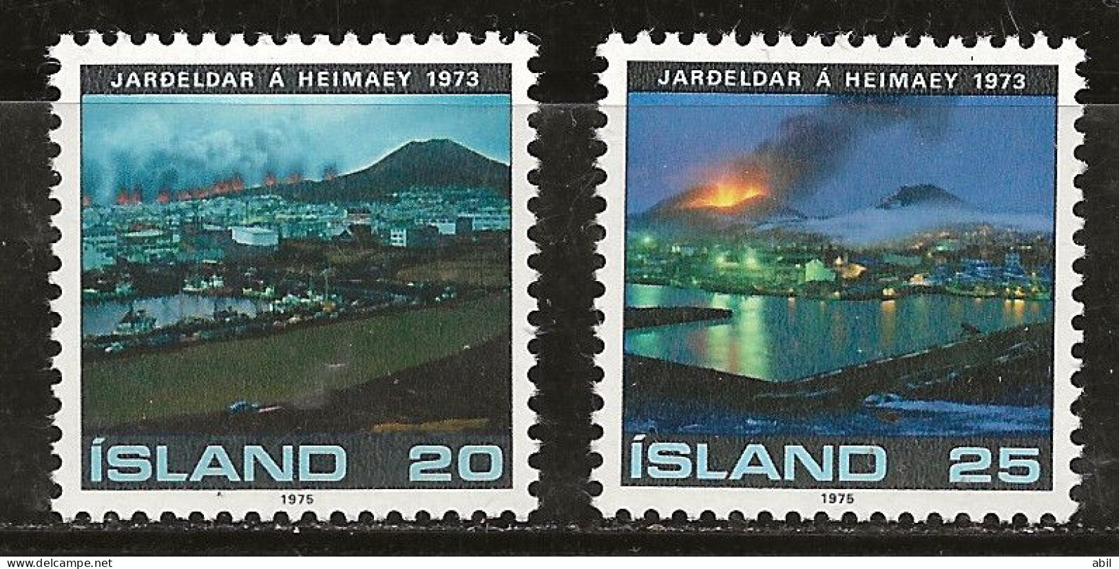 Islande 1975 N° Y&T : 453 Et 454 ** - Neufs