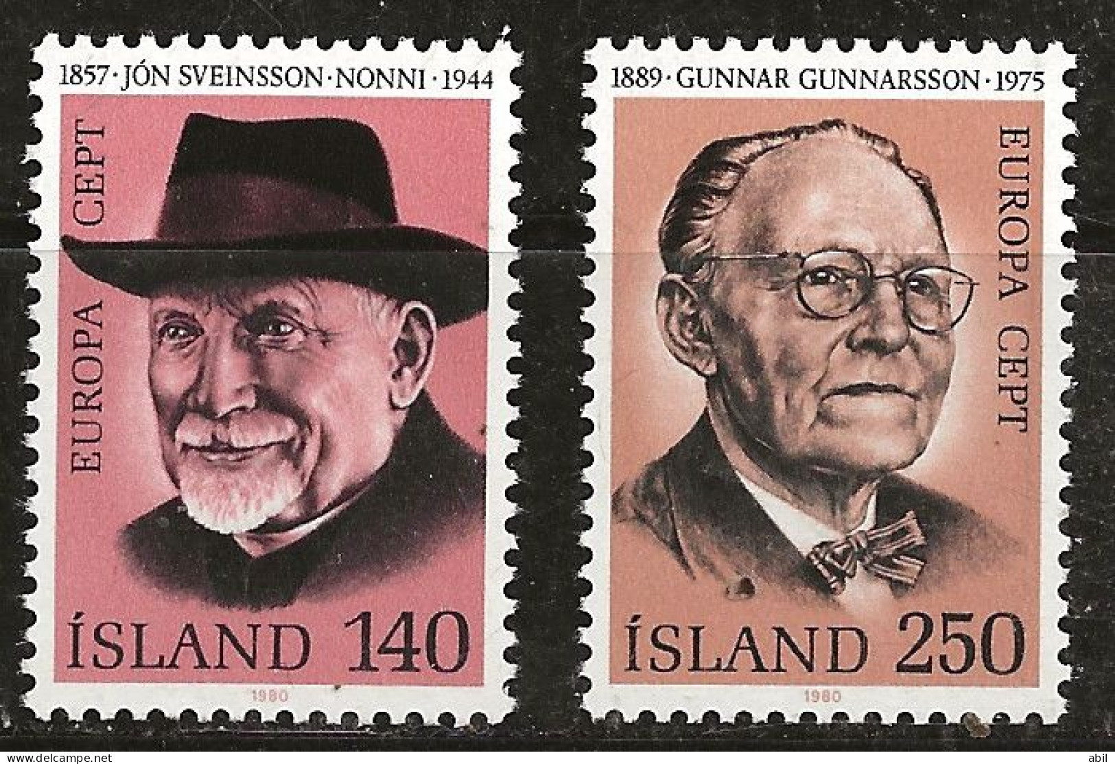 Islande 1980 N° Y&T : 505 Et 506 ** - Ungebraucht