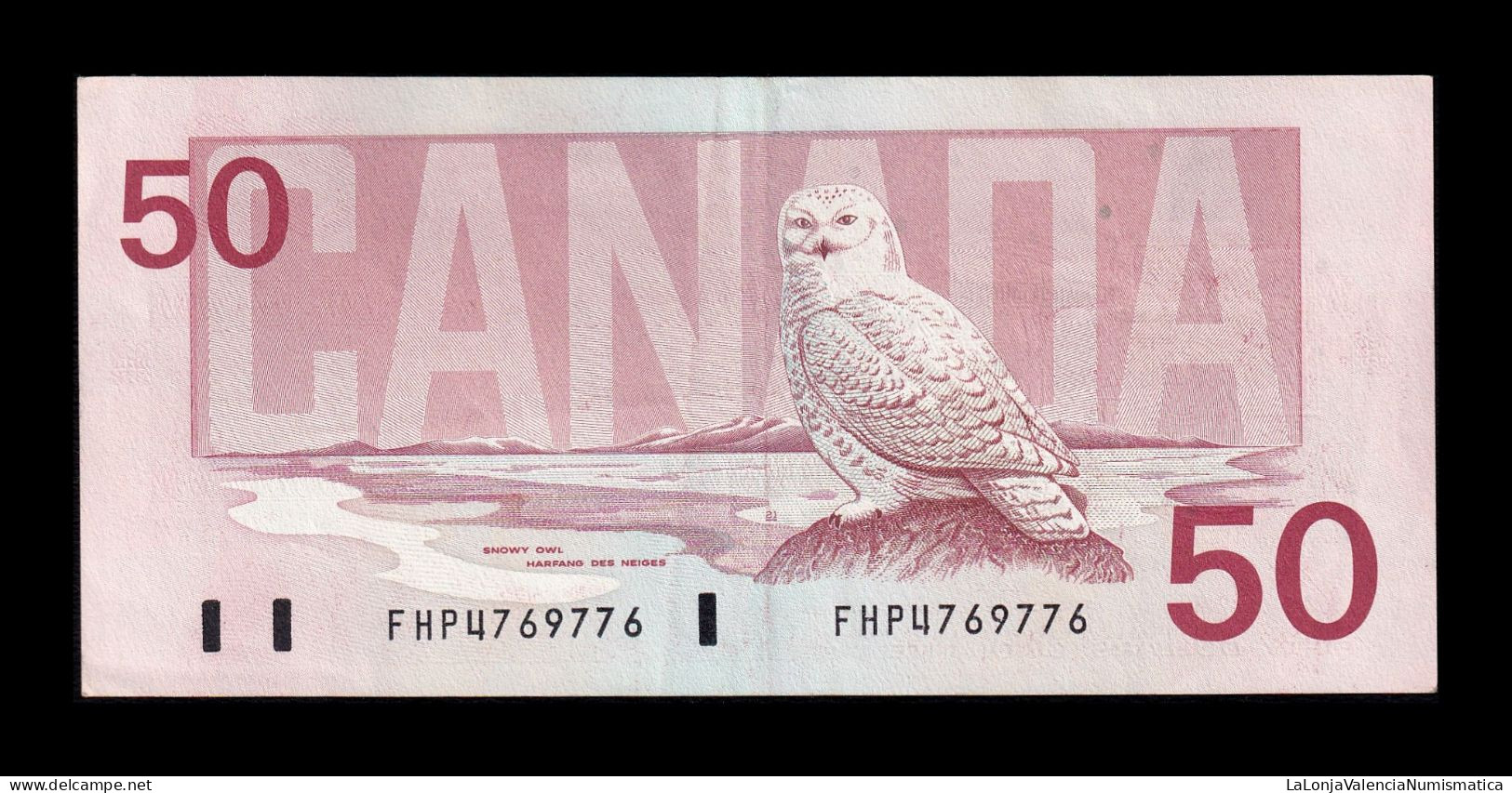 Canadá 50 Dollars William Lyon 1988 Pick 98b Ebc Xf - Canada