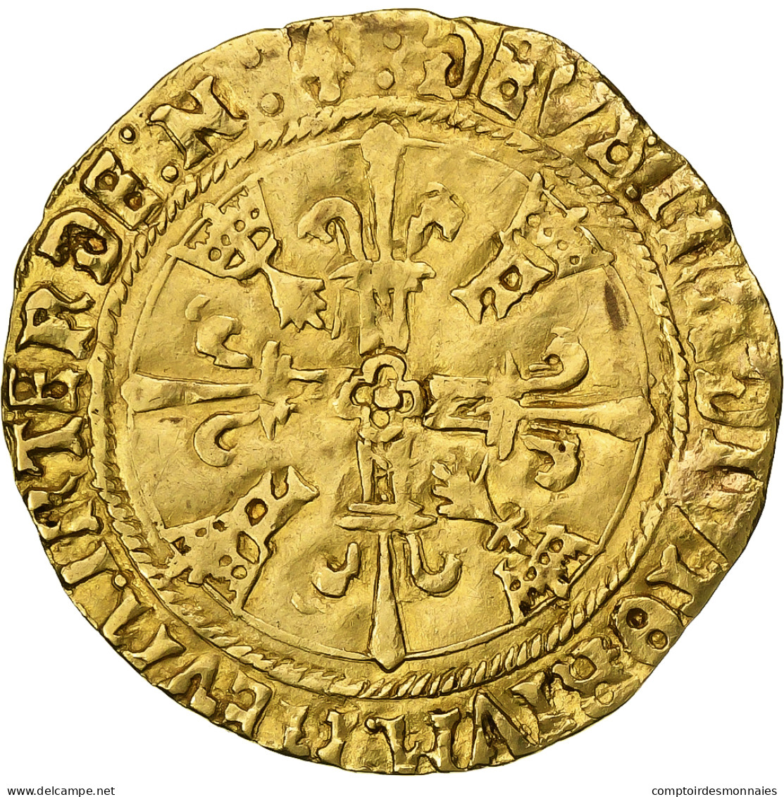 France, François Ier, Ecu D'or, Before 1540, Nantes, Or, TTB, Gadoury:333 - 1515-1547 Frans I