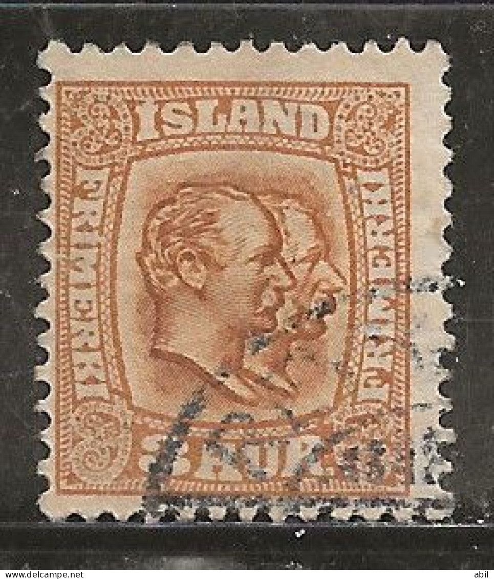 Islande 1907-1908 N° Y&T : 48 Obl. - Gebruikt