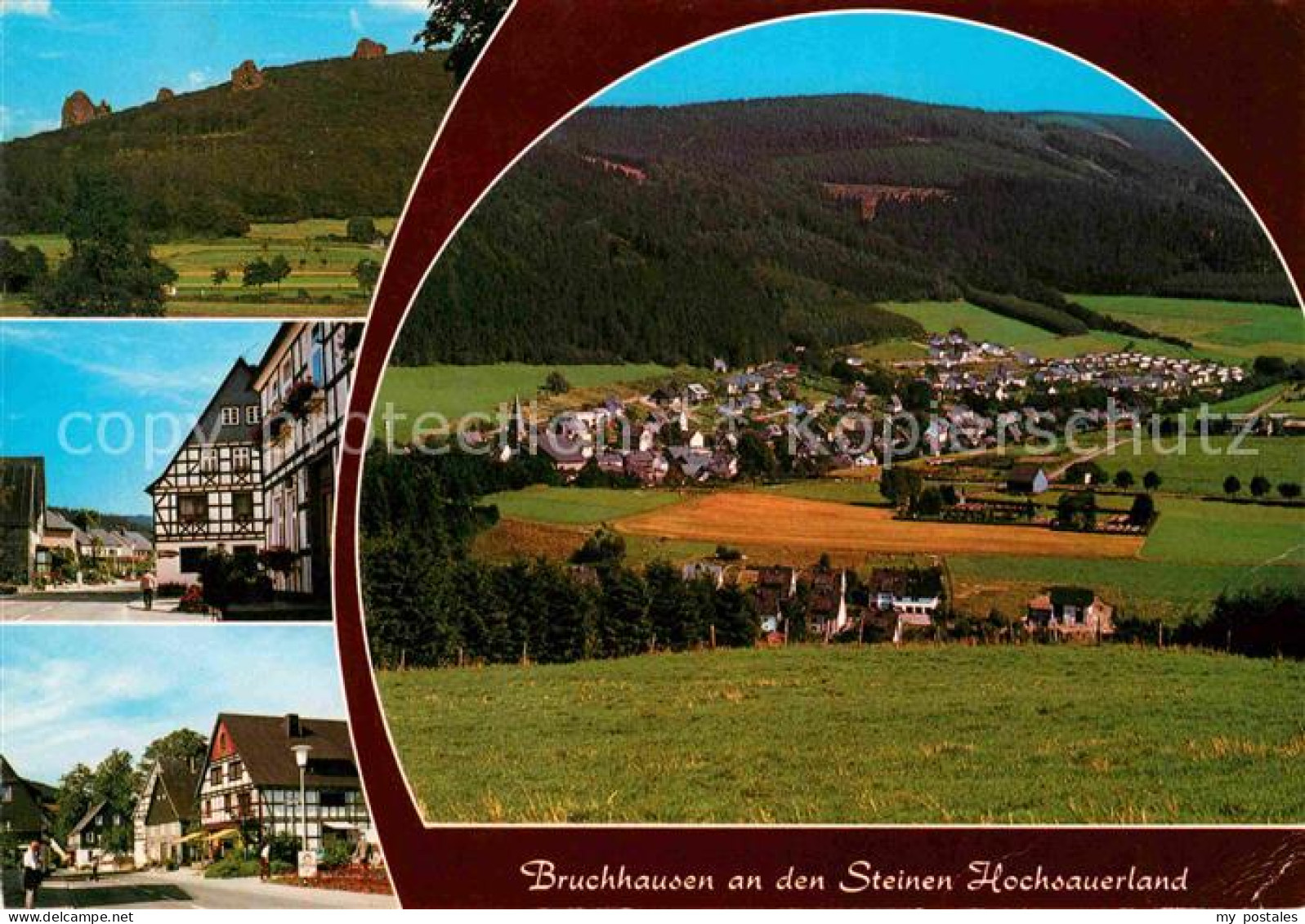 72700570 Bruchhausen Ruhr Panorama Fachwerkhaeuser Bruchhausen Ruhr - Arnsberg