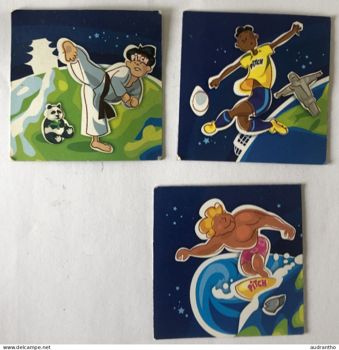 3 Magnets Sport - PITCH - Surf - Judo - Rugby - Sport